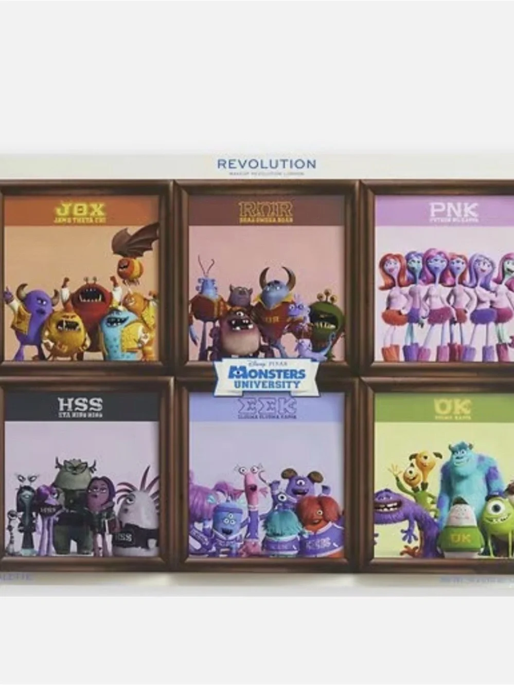 Disney Pixar Monsters University X Revolution Shadow Palette - 54 Shades Jumbo